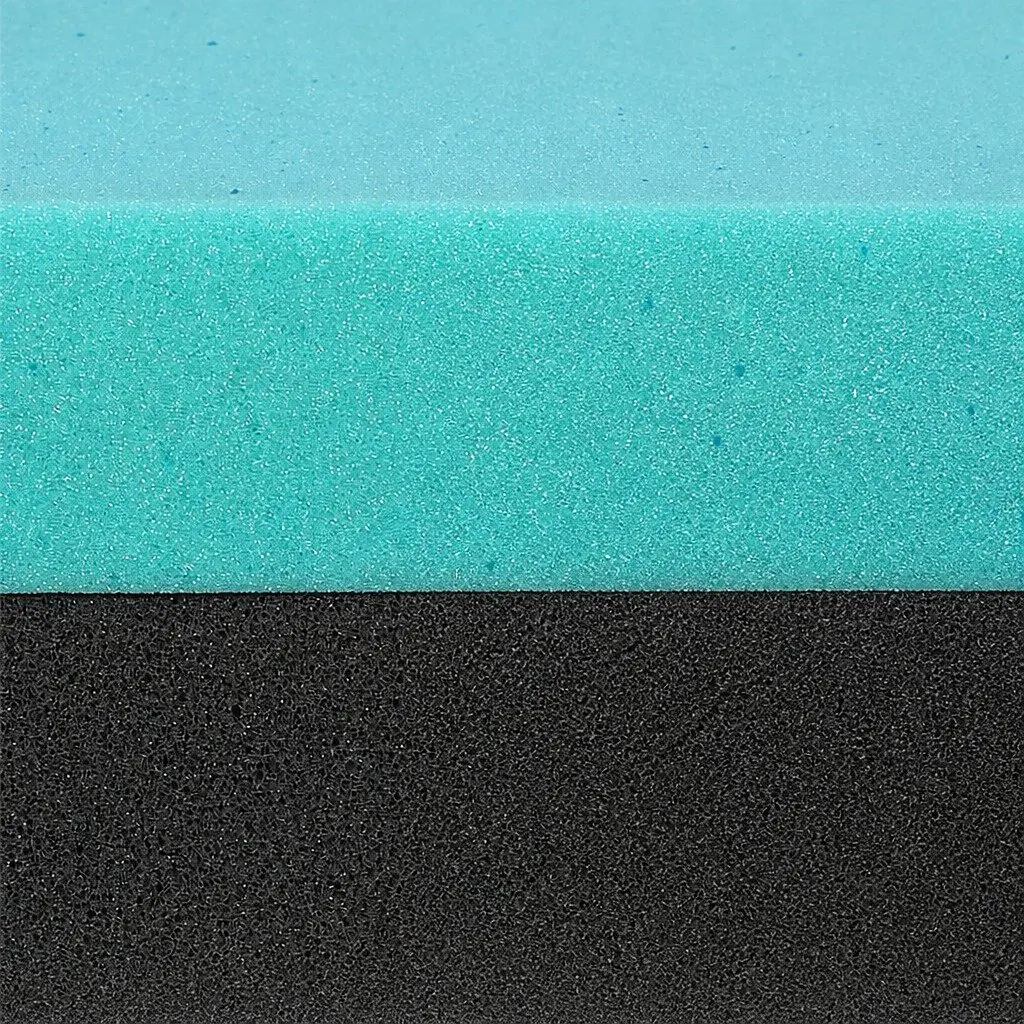 Memory Foam Mattress Topper White 10cm Dual-Layer Cooling Gel Bamboo Charcoal