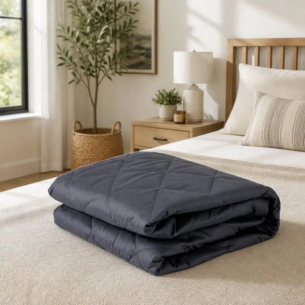 Single Mattress Protector Grey 35cm Deep Pocket Water-Resistant Fitted Elastic Skirt
