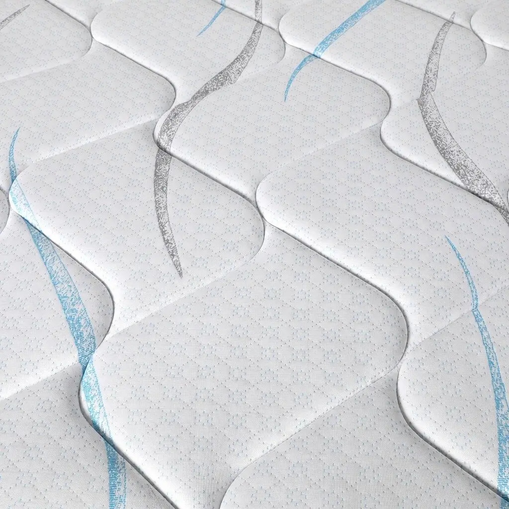 Double Pocket Spring Mattress White 25cm Thick Medium Firm Support Independent