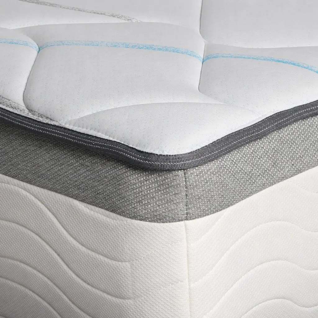 Double Pocket Spring Mattress White 25cm Thick Medium Firm Support Independent