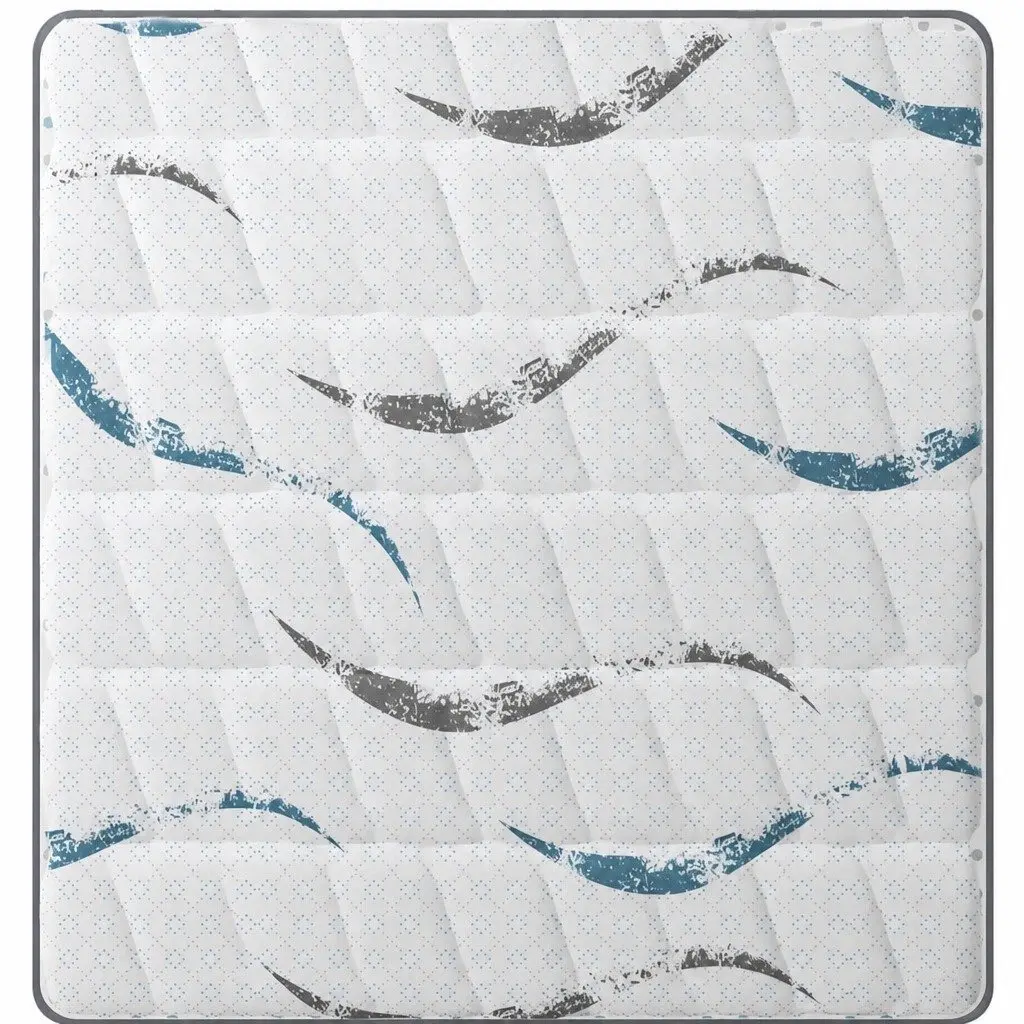 King Single Mattress White 25cm Pocket Coil Medium Firm Support