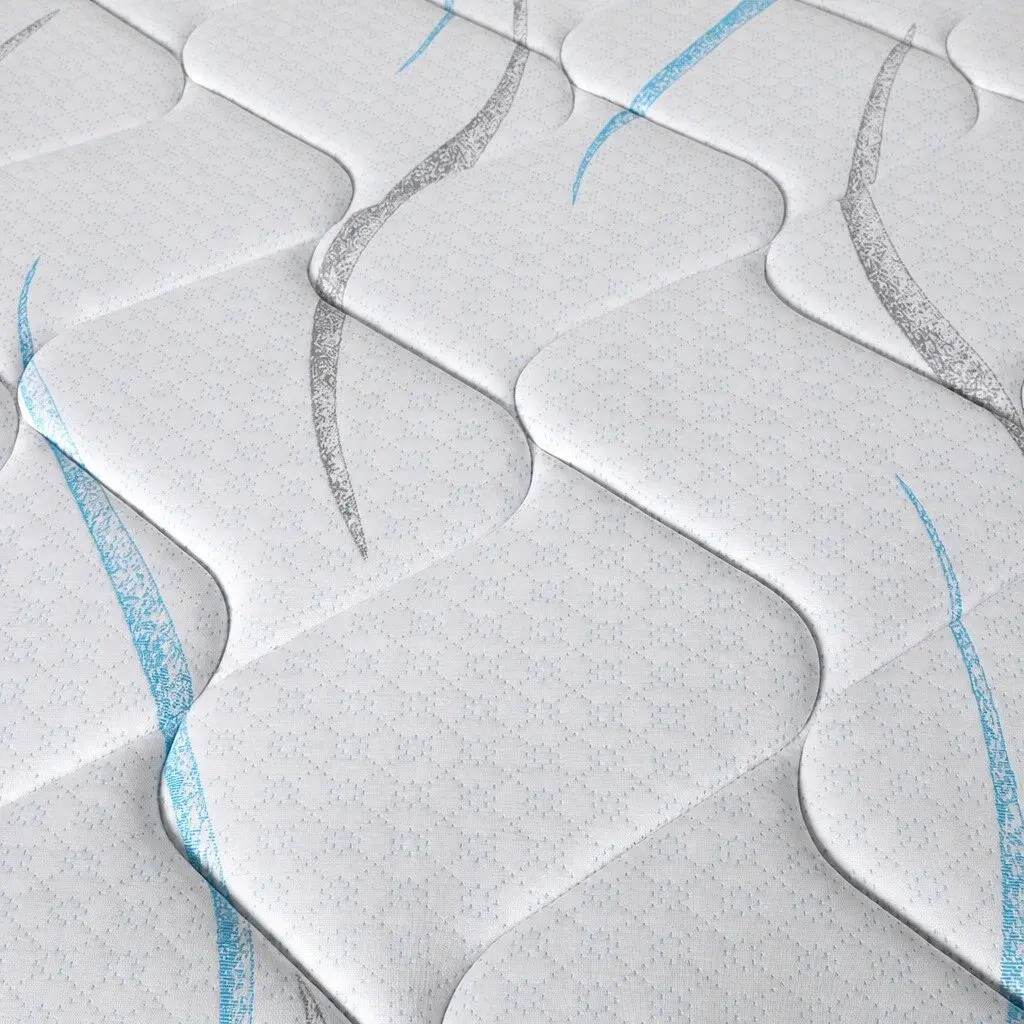 King Single Mattress White 25cm Pocket Coil Medium Firm Support