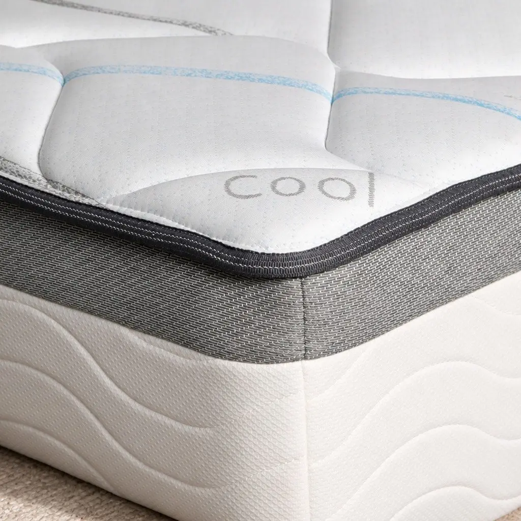 25cm Thick Pocket Coil Mattress for Restful Sleep