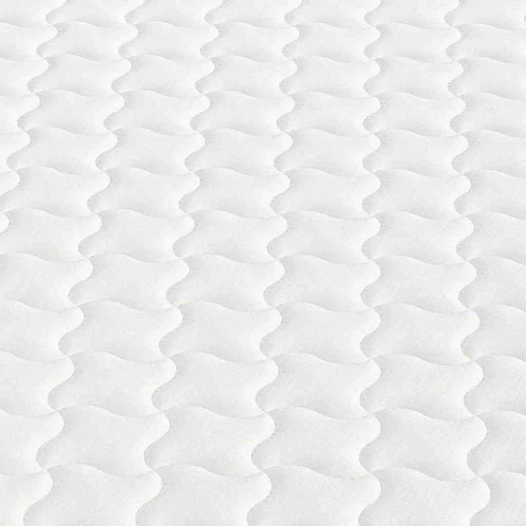 Single Mattress White 16cm Thick Bonnell Coil Medium Soft Support