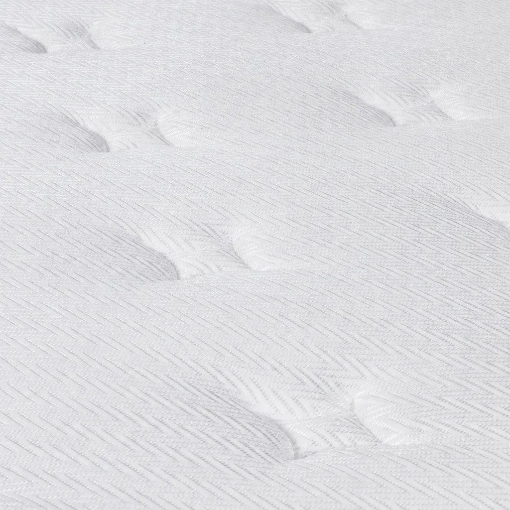 Pocket Spring Mattress White Double 6-Zone Support Extra Firm 23cm Thickness