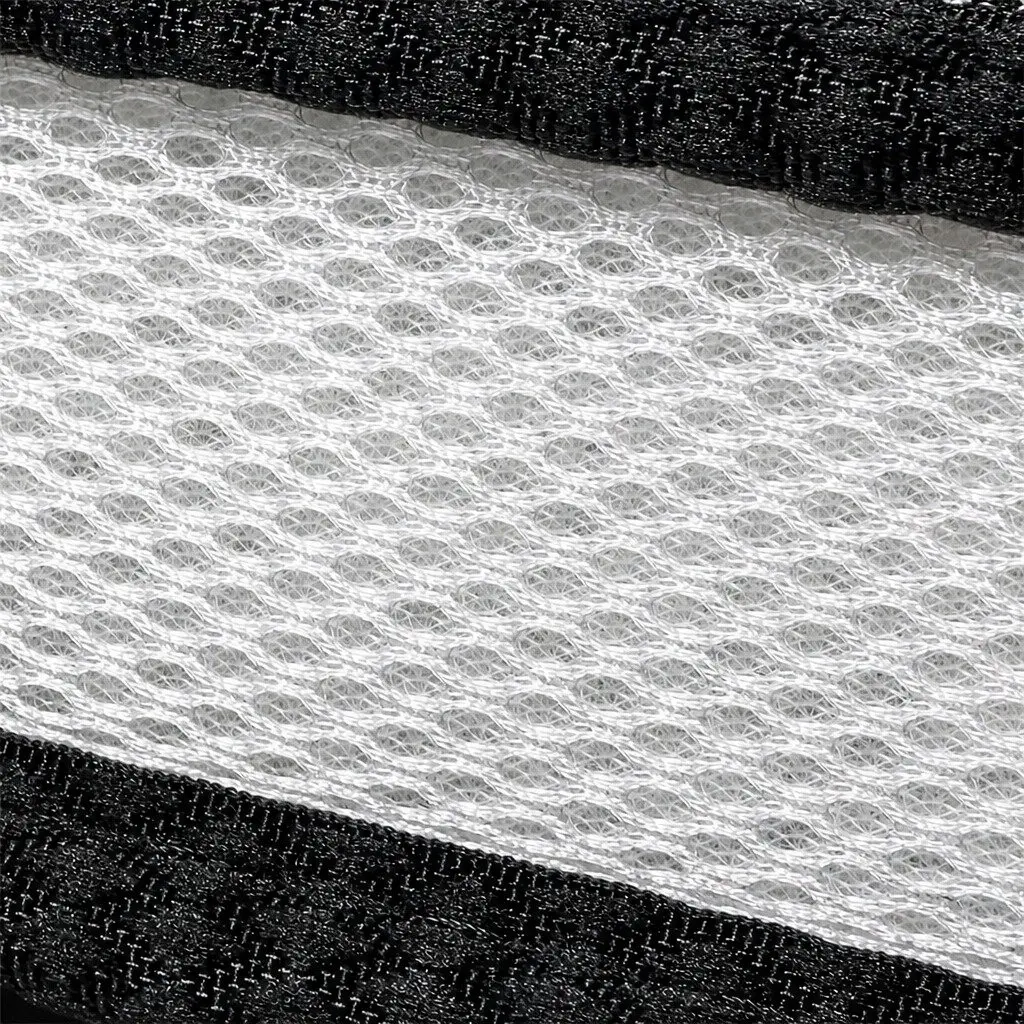 Pocket Spring Mattress White and Black Single Medium Firm Hybrid Breathable Sleep Support