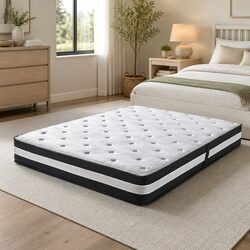Confidently Comfortable King Cooling Mattress 25cm Medium Firm