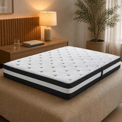 Compact Queen Cooling Pocket Spring Mattress with Great Support