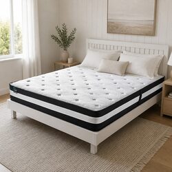 Concise Single Cooling Mattress with Gel Foam and Springs