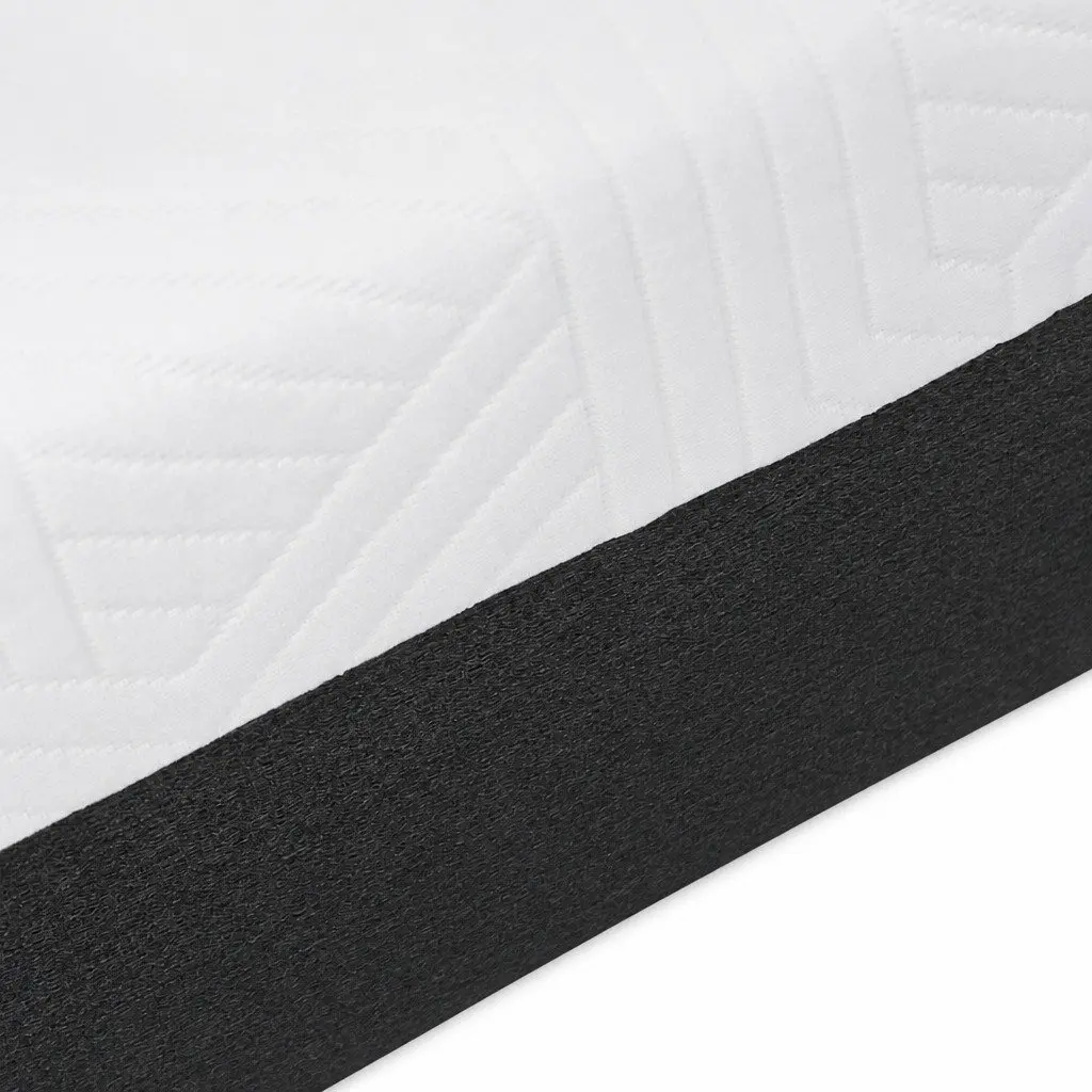 Gel Memory Foam Mattress Pad White 20 cm Breathable Cooling Hypoallergenic