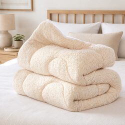 Compact Queen Mattress Topper with Reversible Sides