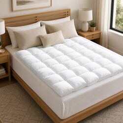 Single Bed Mattress Topper for Soft Comfort