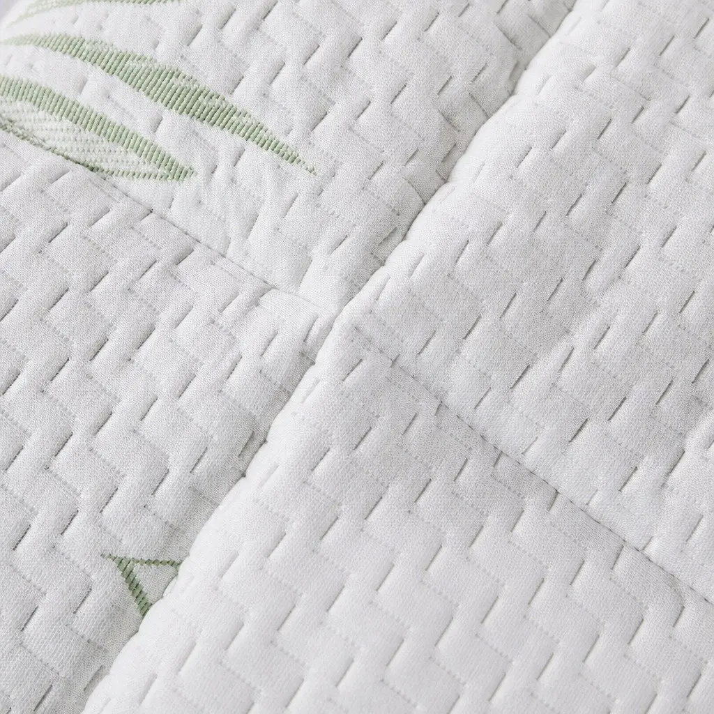 Bamboo Mattress Topper White Double Fitted Cooling Bedding Protector