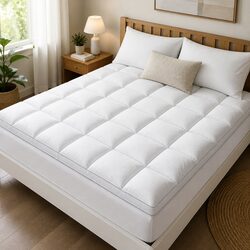 Quality Pillowtop Mattress Topper with Microfibre Filling