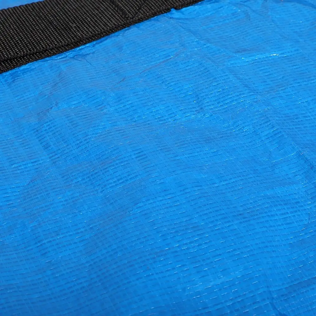Mattress Bag Protector Blue Double Unzip Heavy-duty Plastic with Carry Handles