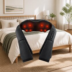 Neck Massager 8 Massage Nodes Heated Relaxation Device Home Office Use