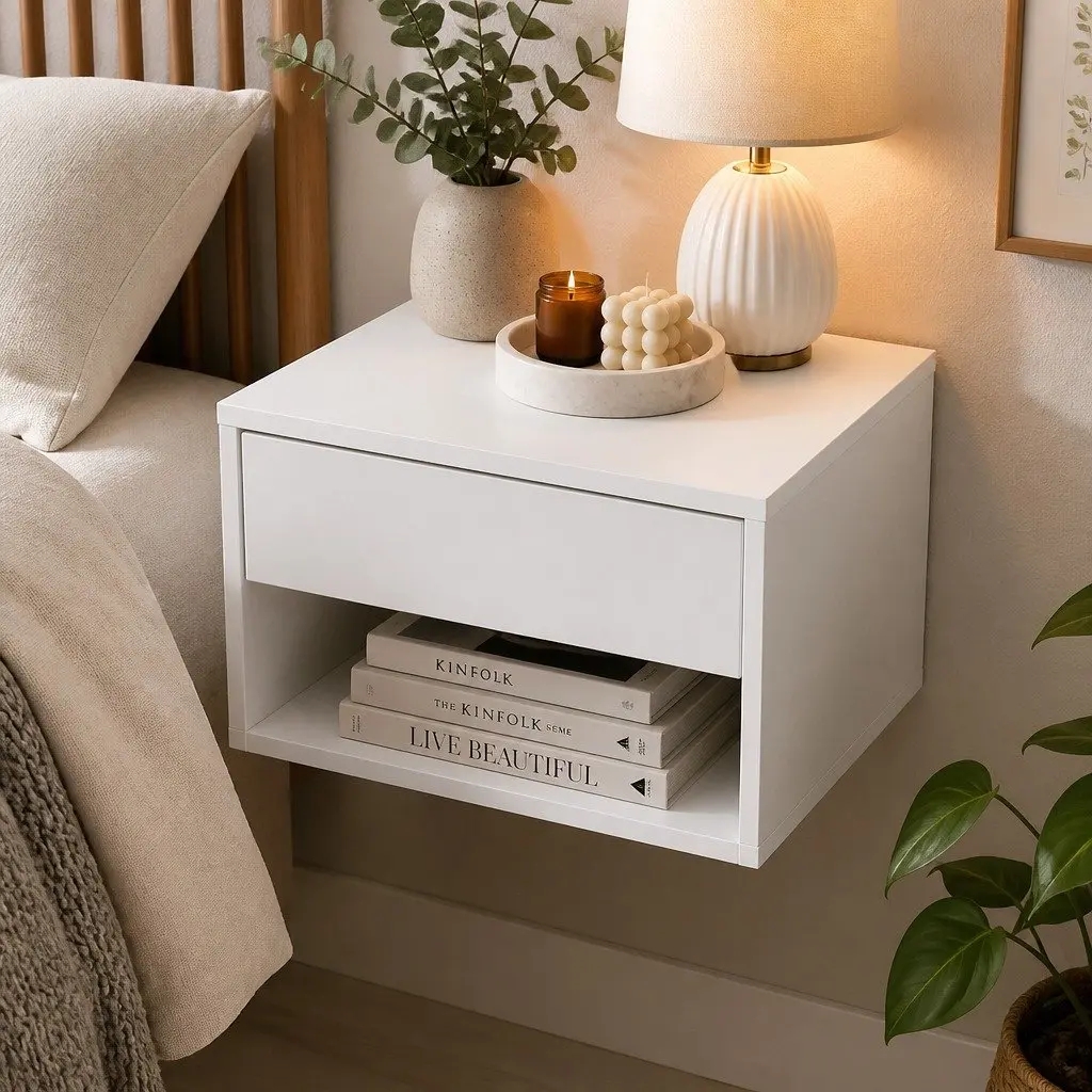 Floating Bedside Tables Set of 2