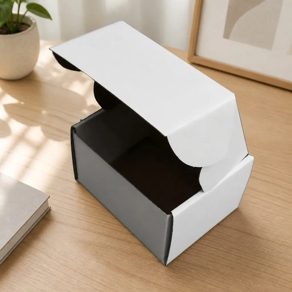 White Cardboard Mailer Box 125x100x75mm, 100ct