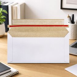 110x220mm White Peel & Seal Business Mailing Envelope 500 Pack Professional