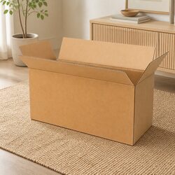 Brown Corrugated Mailing Box 400x135x180mm Cardboard Carton 20 Pack
