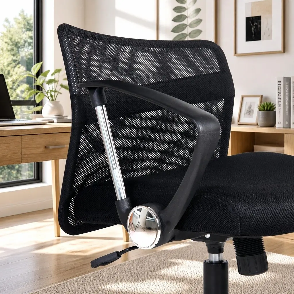 Mesh Office Chair Black High Back Swivel Tilt Height Adjustable