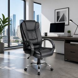 Stylish High Back Office Chair with Padded Seat