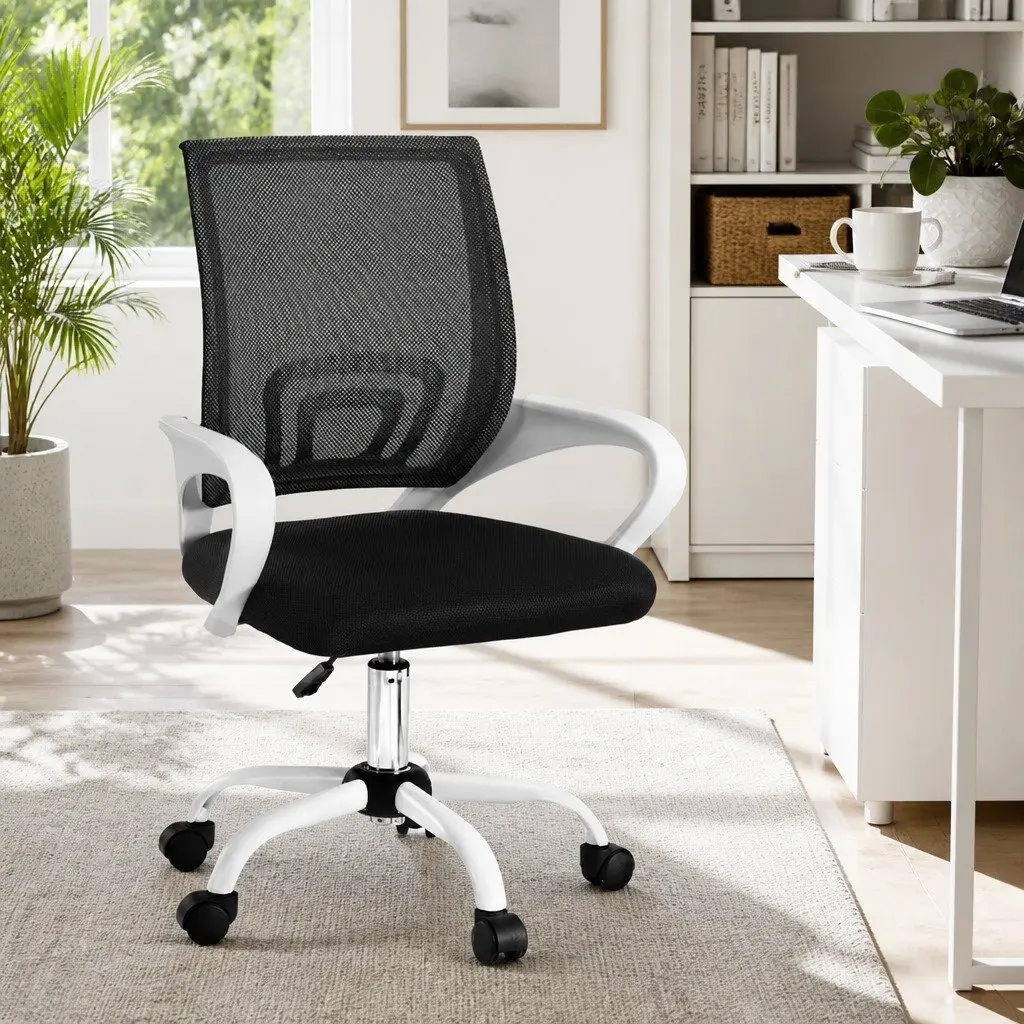 Mid Back Mesh Office Chair with 360° Rotation