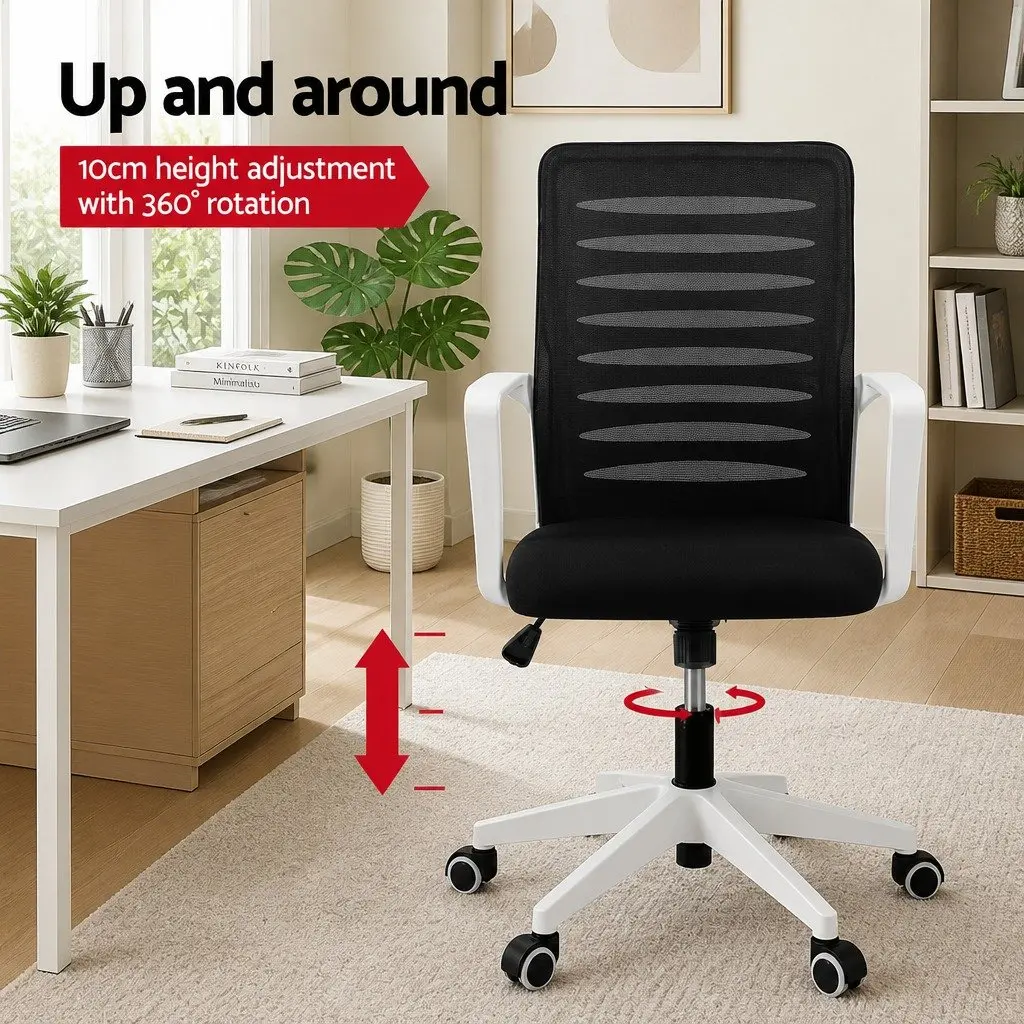 Ergonomic Office Chair Mesh Computer Desk Chair with Lumbar Support Height