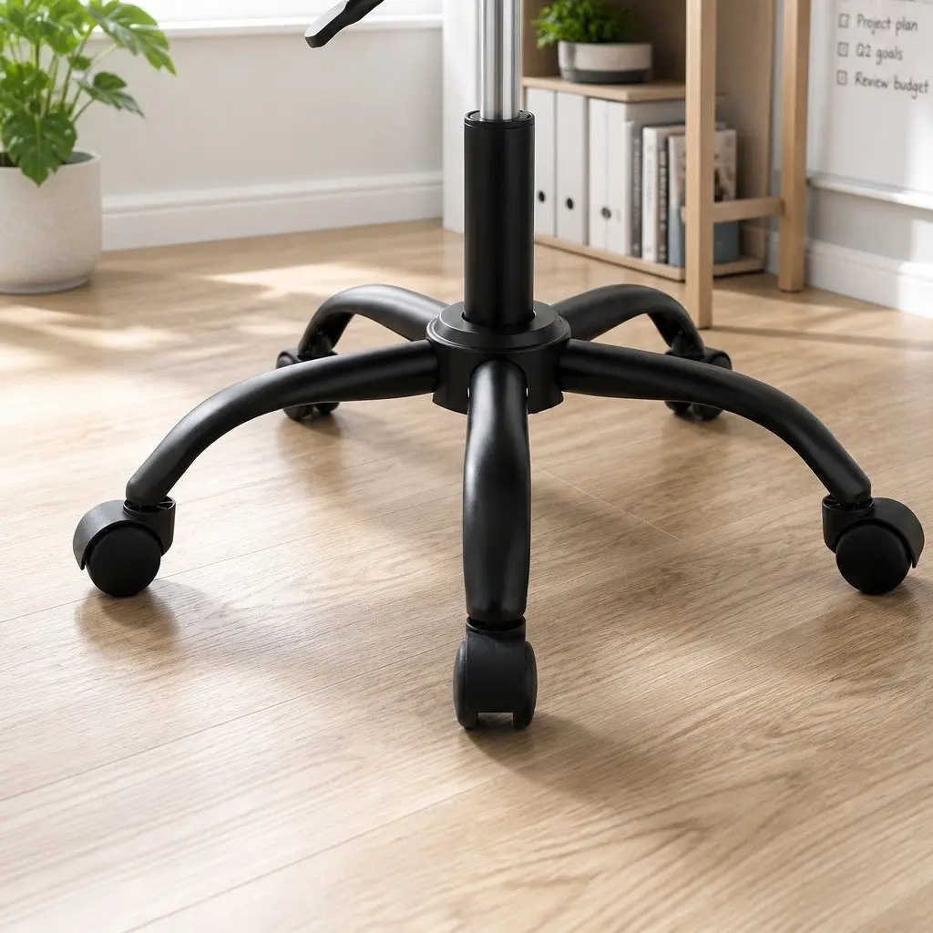 Armless Office Chair with 360° Swivel