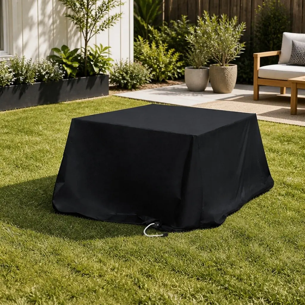 Outdoor Furniture Cover Black Multiple Sizes Waterproof Dust Protection