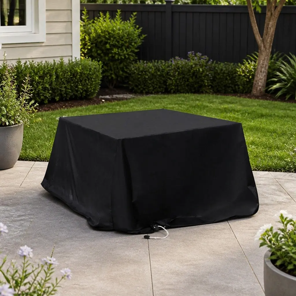 Outdoor Furniture Cover Black Multiple Sizes Waterproof Dust Protection