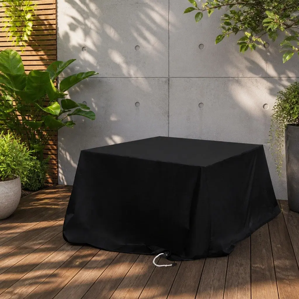 Outdoor Furniture Cover Black Multiple Sizes Waterproof Dust Protection