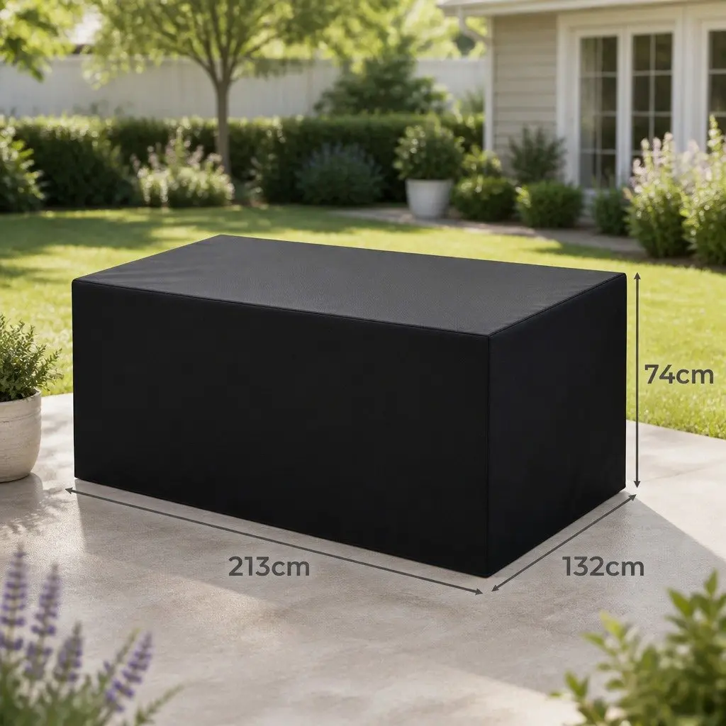 Outdoor Furniture Cover Garden Patio Black Waterproof Dust Proof Multiple Sizes