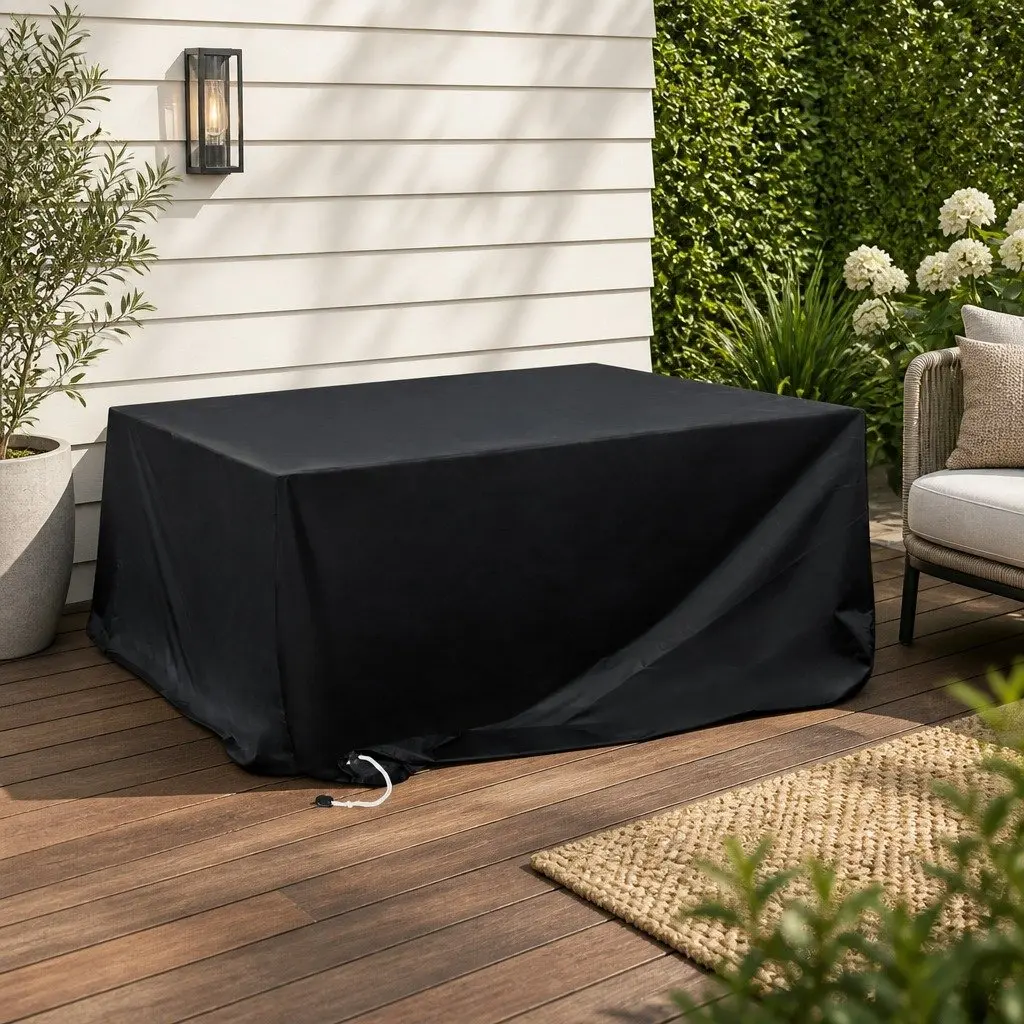 Outdoor Furniture Cover Garden Patio Black Waterproof Dust Proof Multiple Sizes
