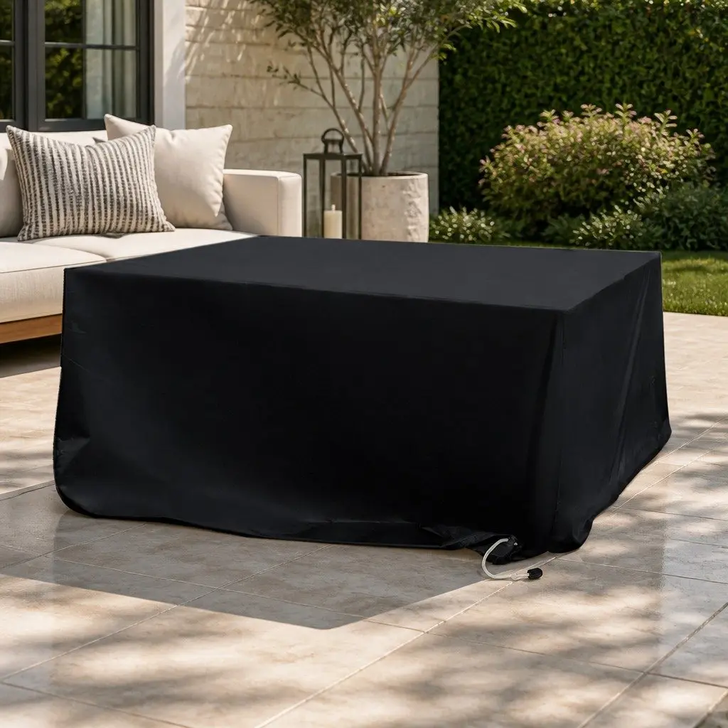 Outdoor Furniture Cover Garden Patio Protection Black 45cm Extension Waterproof