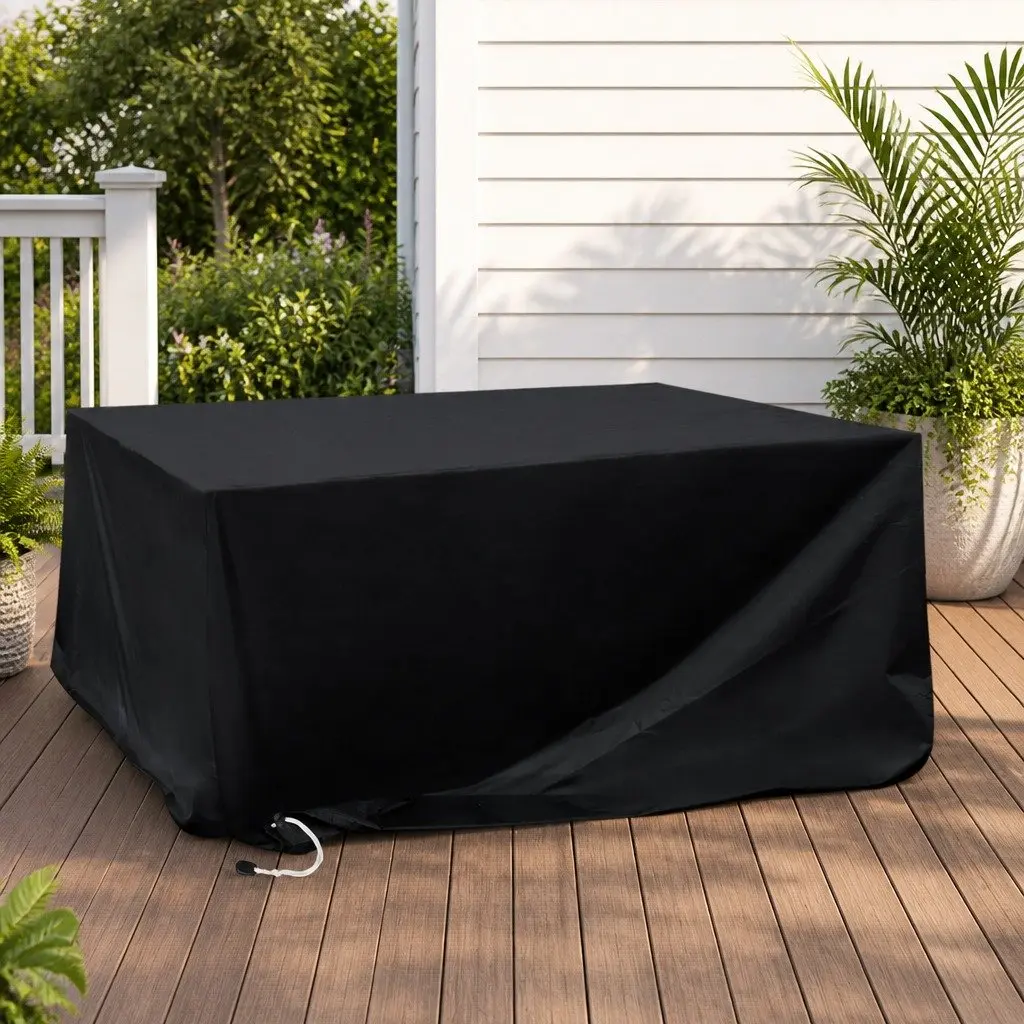 Outdoor Furniture Cover Garden Patio Protection Black 45cm Extension Waterproof
