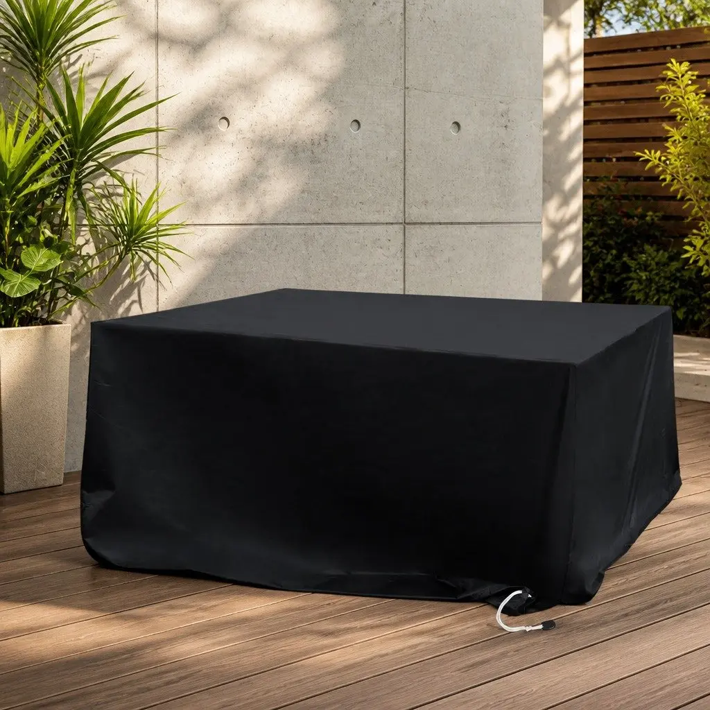 Outdoor Furniture Cover Garden Patio Protection Black 45cm Extension Waterproof