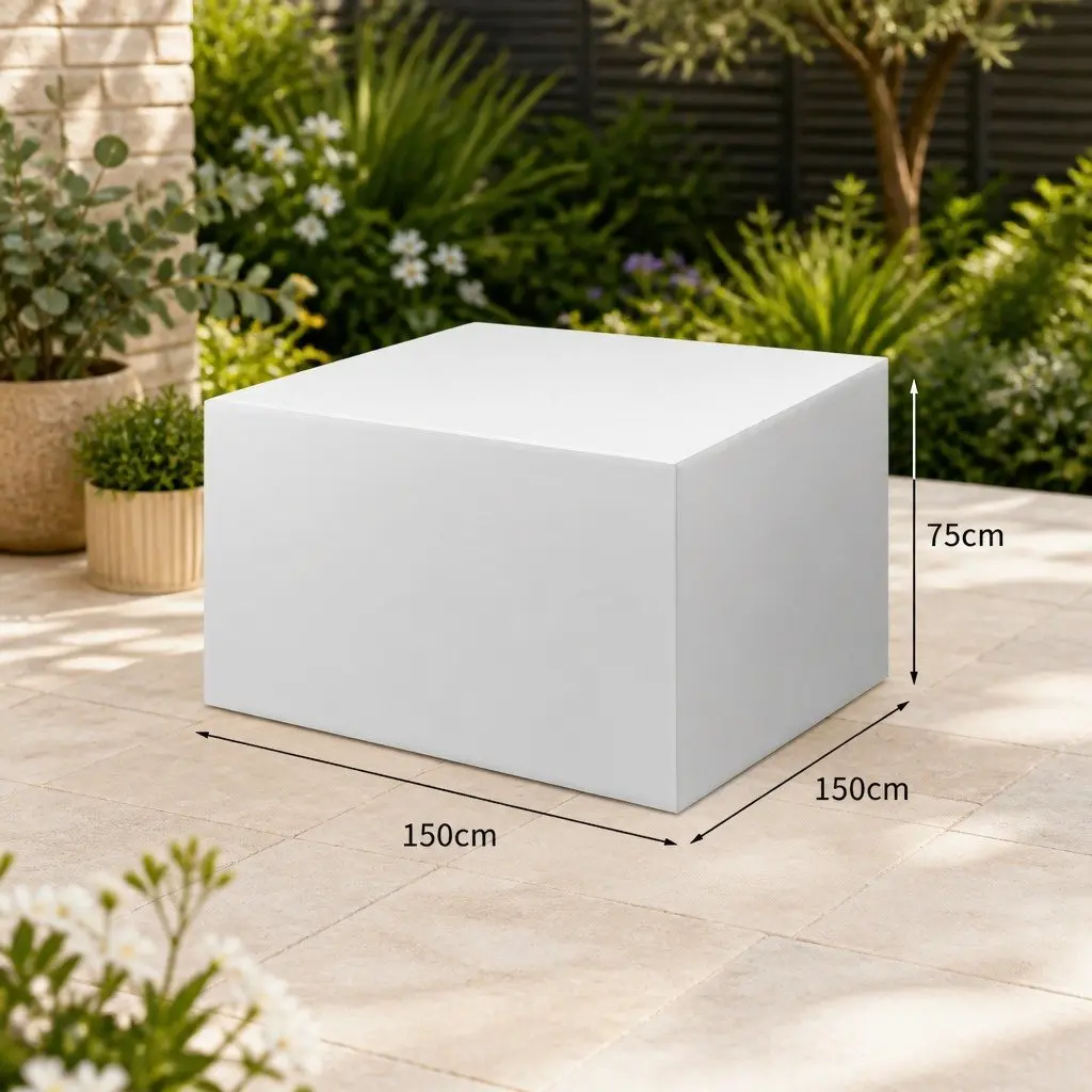 Outdoor Furniture Cover Silver Waterproof All Weather Protector