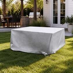 Outdoor Furniture Cover Waterproof Silver 170cm Patio Protection UV Resistant