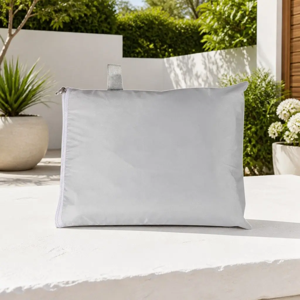 Outdoor Furniture Cover Silver 180CM Waterproof Dust Proof Tear Resistant