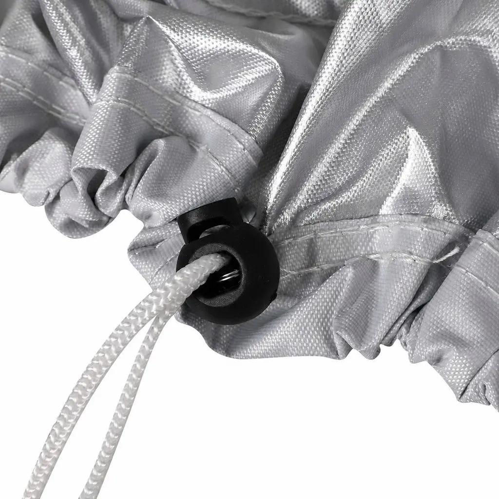Outdoor Furniture Cover Silver 213cm x 132cm x 74cm Waterproof UV Resistant