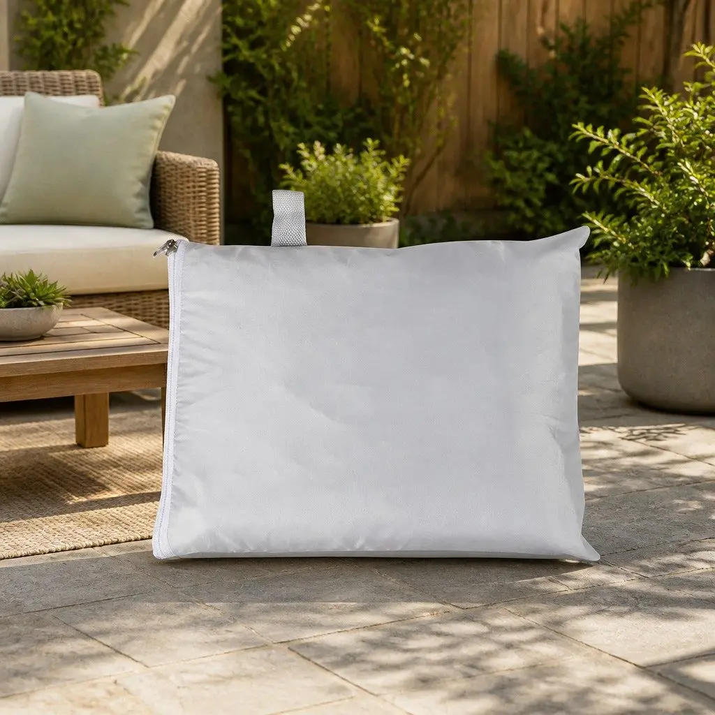Outdoor Furniture Cover Silver 213cm x 132cm x 74cm Waterproof UV Resistant
