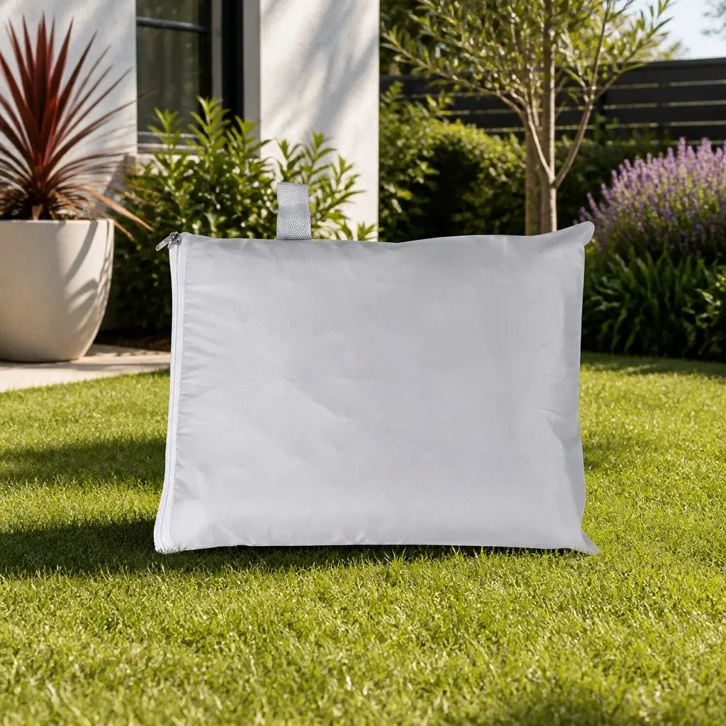Outdoor Furniture Cover Silver 350cm x 260cm Waterproof UV Resistant Protection