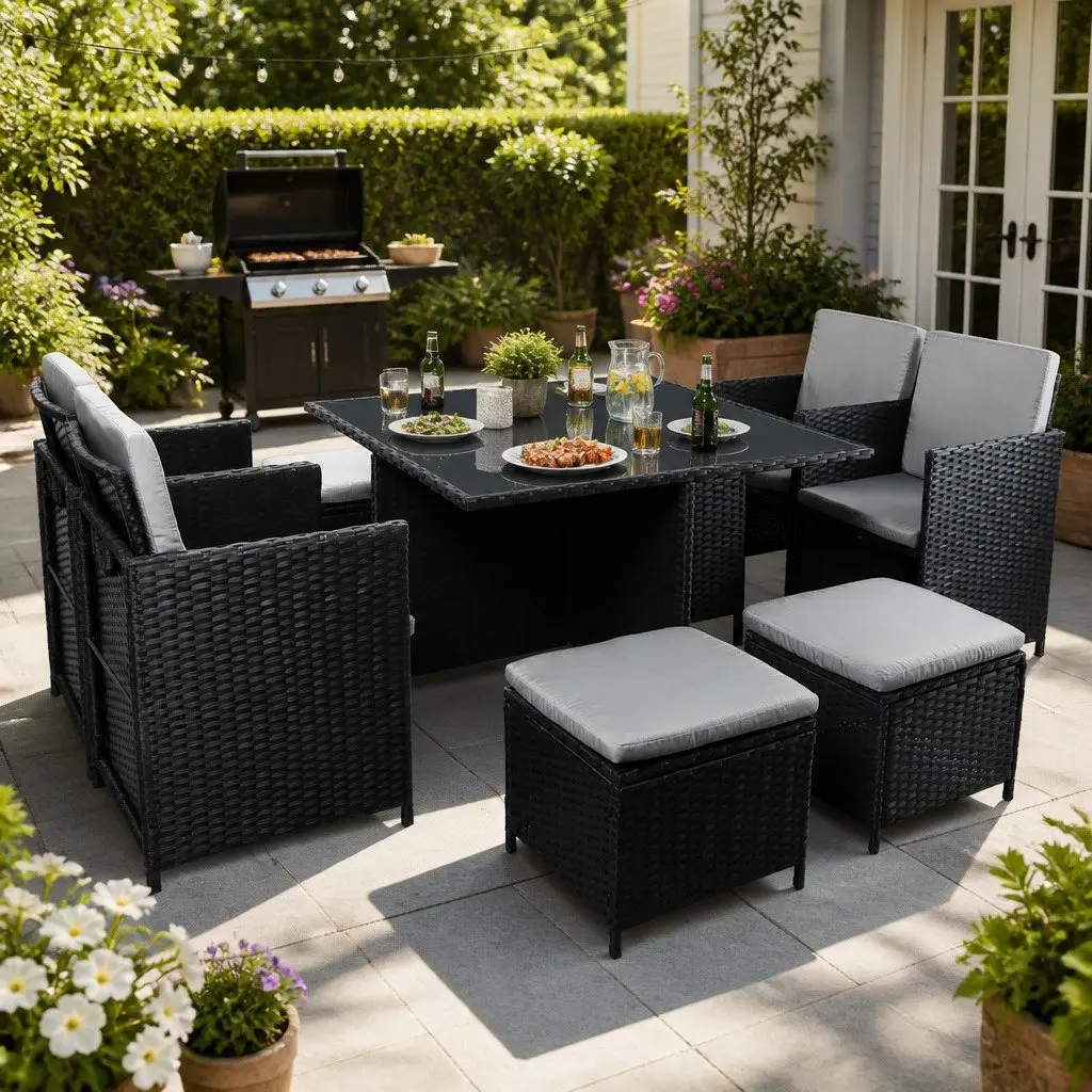 9-Piece Outdoor Dining Set