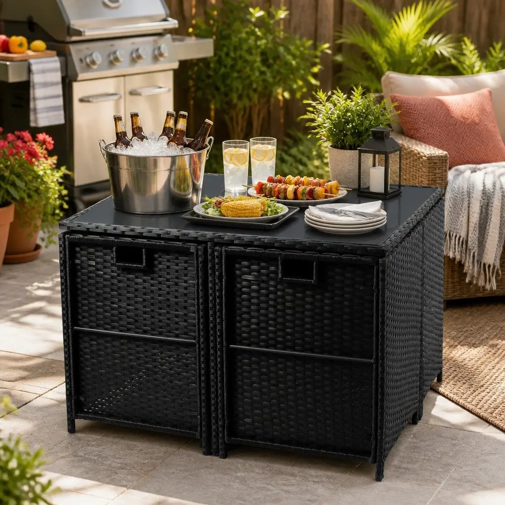 9-Piece Outdoor Dining Set