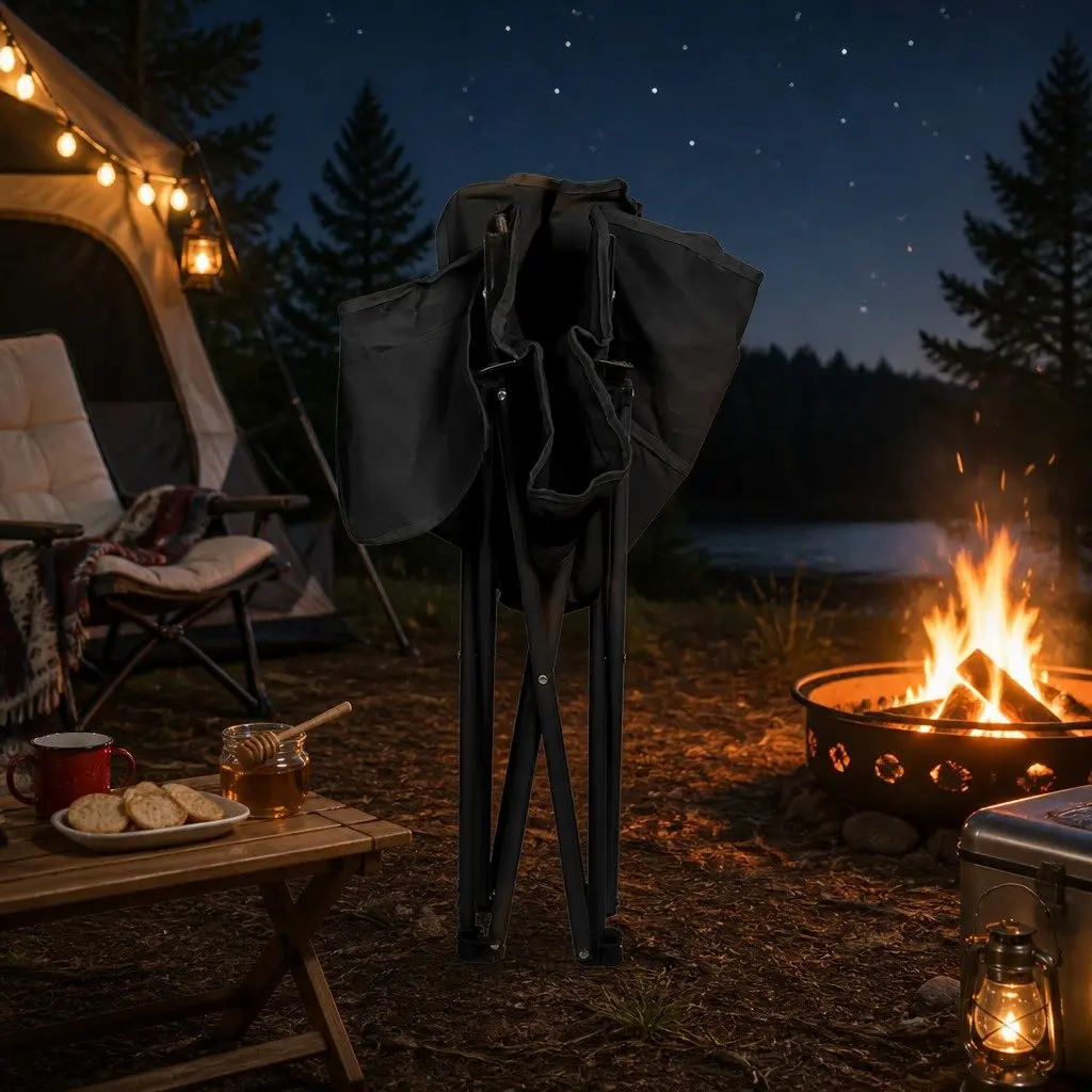 Folding Camping Moon Chair Lightweight Portable Backpacking Outdoor Relaxation