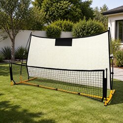 Soccer Rebounder Net Portable Training Goal Backyard Practice Equipment