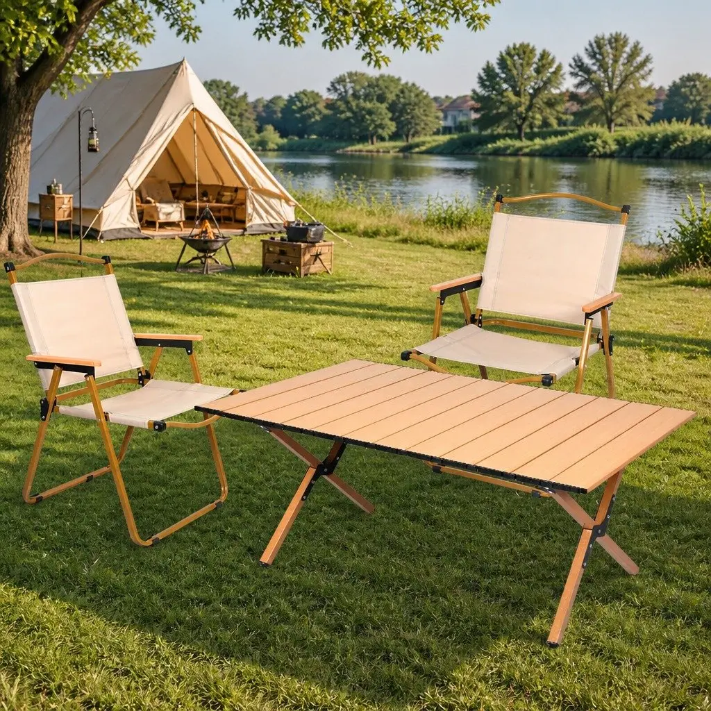 Folding Camping Table and Chair Set