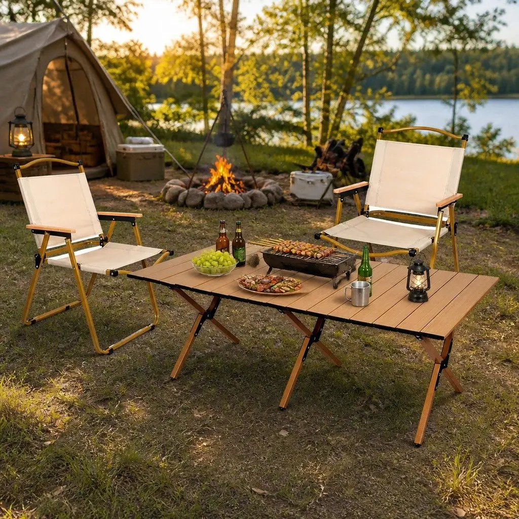 Folding Camping Table Set