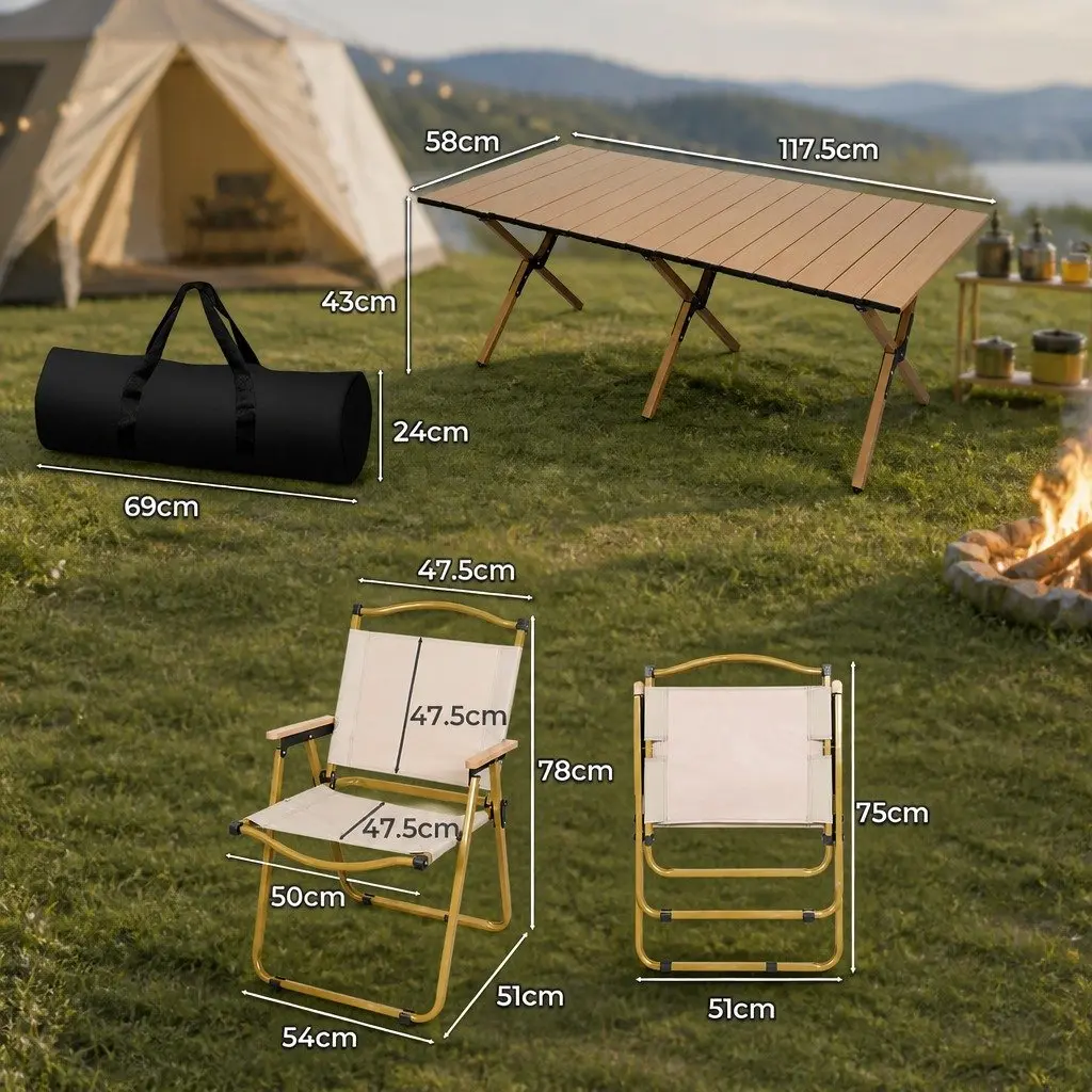 Camping Table and Chairs